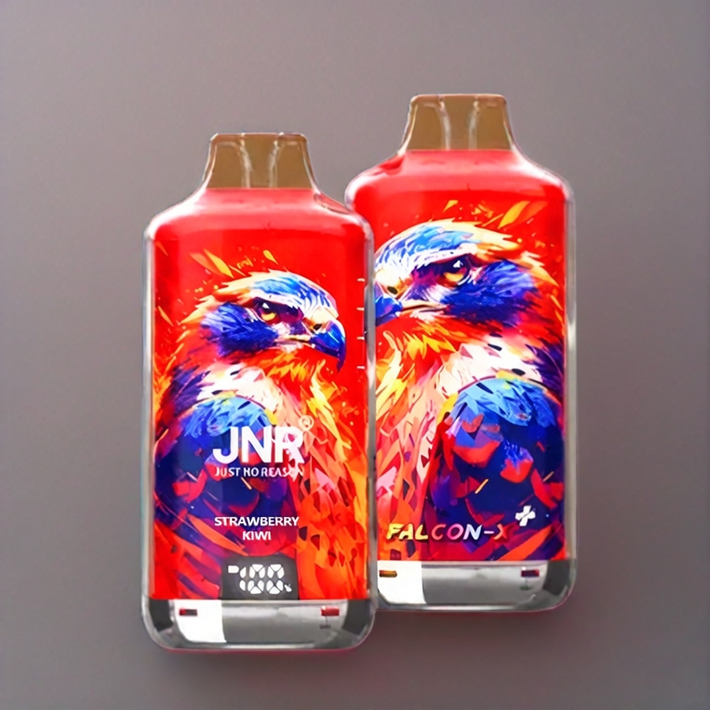 JNR Falcon X⁺ 28000 Puffar Toppfyllning Synlig E-Vätska Sverige Grossist Jordgubbe Kiwi