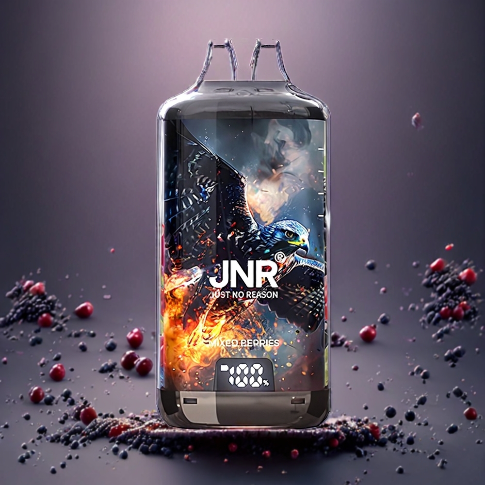 JNR Falcon X⁺ 28000 Puffar Toppfyllningsdesign 1.2Ω Dual Mesh Coil Batteriindikator Sverige Grossist Blandade Bär