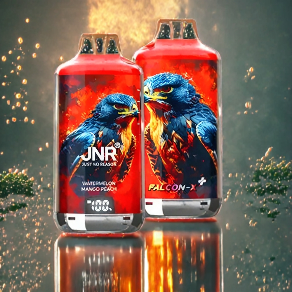 JNR Falcon X⁺ 28000 Puffs Toppfyllningsdesign Vattenmelon Mango Persika Sverige Grossist