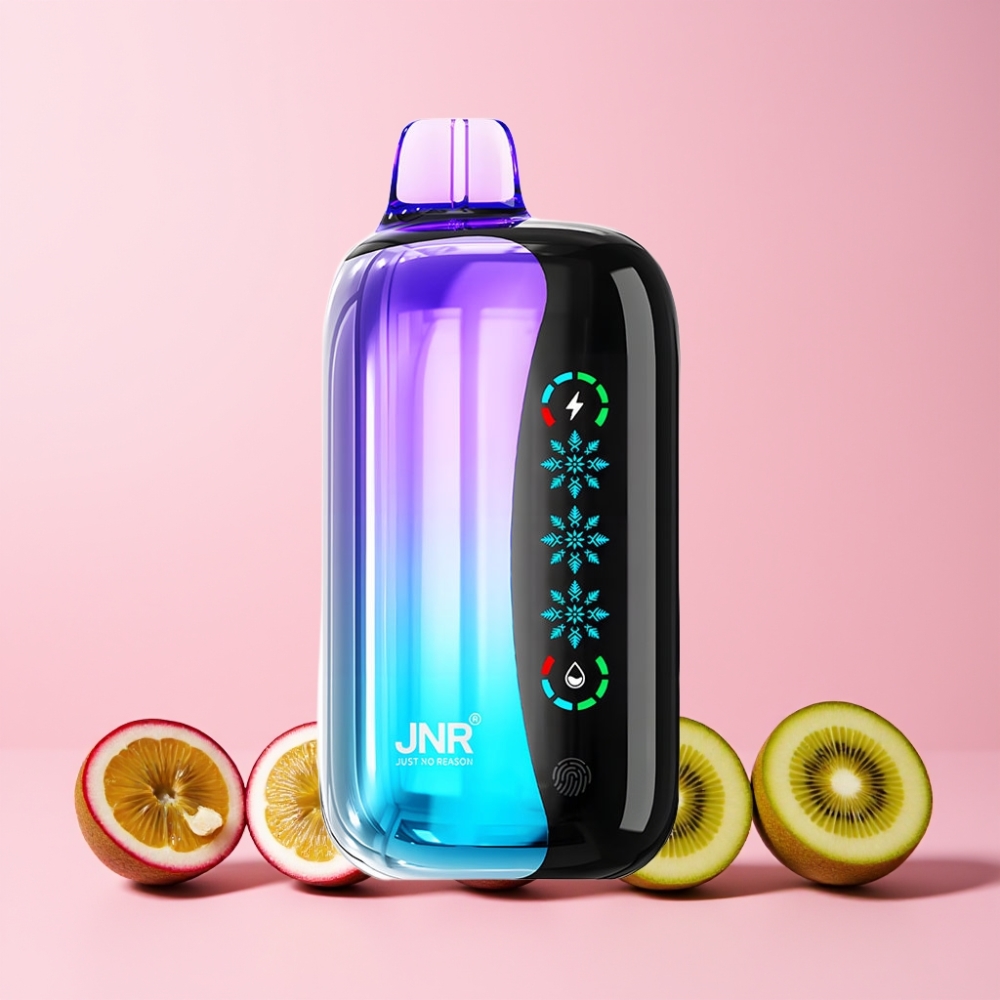 JNR Flex Ice 21000 Puff Justerbar Is Luftflöde Touch Skärm Dual Mesh Typ-C Sverige Grossist Kiwi Passionfrukt Guava