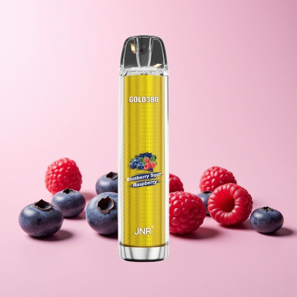 JNR Glod380 6000 Puff 1500mAh 1.0ohm Mesh 13ml Sverige Grossist Blåbär Sur Hallon