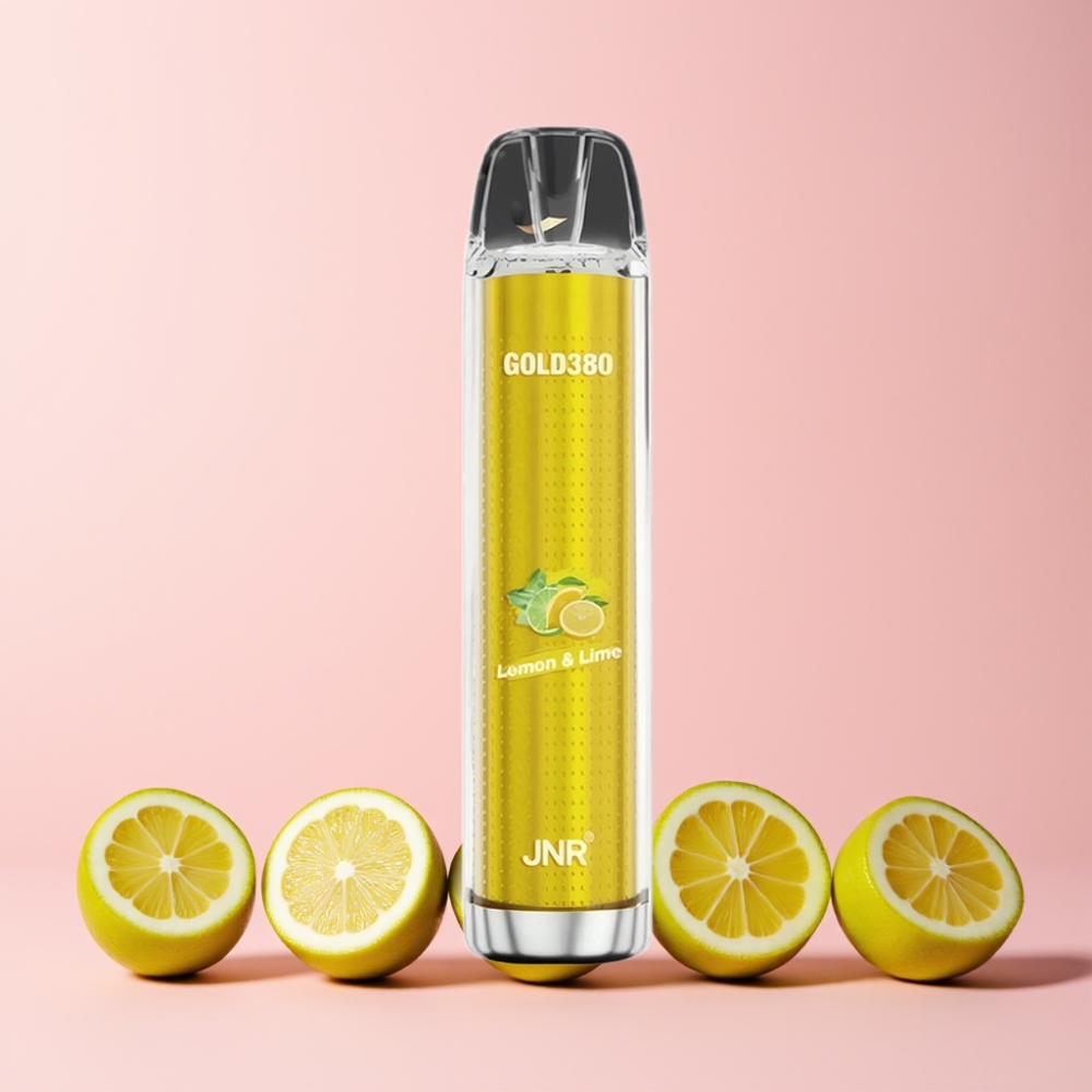 JNR Glod380 6000 Puffar 1500mAh 1.0ohm Mesh 13ml Sverige Grossist Citron Lime