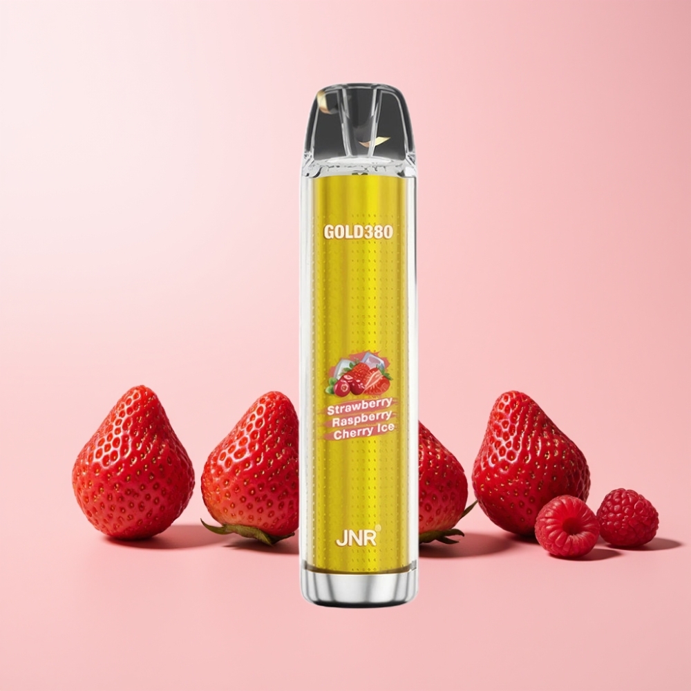 JNR Glod380 6000 Puffar 1500mAh 1.0ohm Mesh 13ml Sverige Grossist Jordgubb Hallon