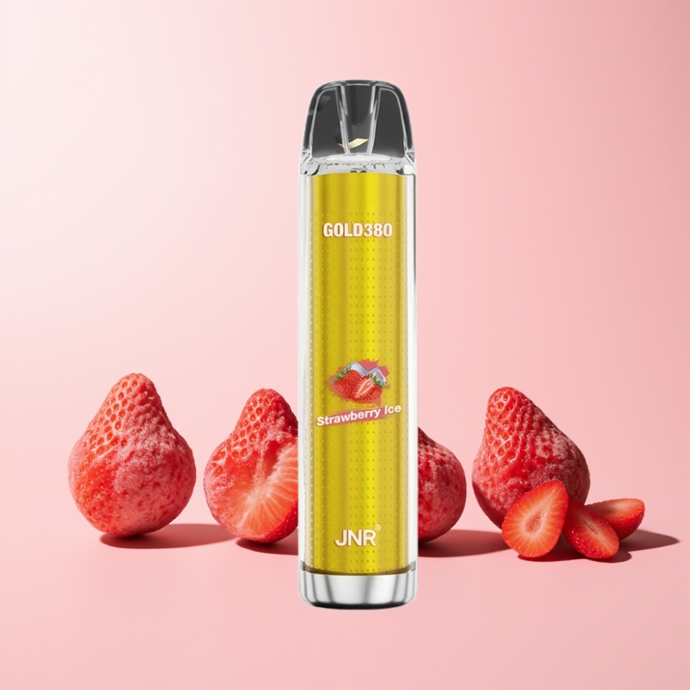 JNR Glod380 6000 Puffar 1500mAh 1.0ohm Mesh 13ml Sverige Grossist Jordgubb Is
