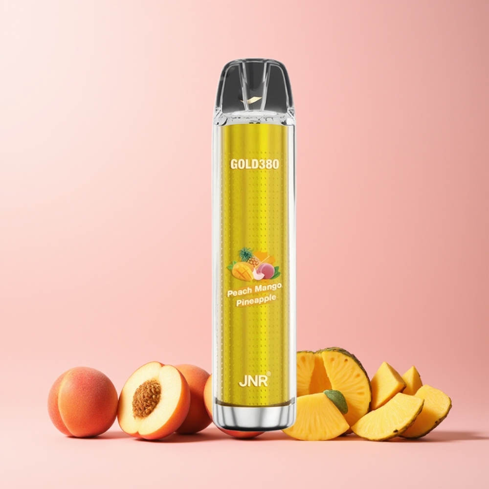 JNR Glod380 6000 Puffar 1500mAh 1.0ohm Mesh 13ml Sverige Grossist Persika Mango Ananas