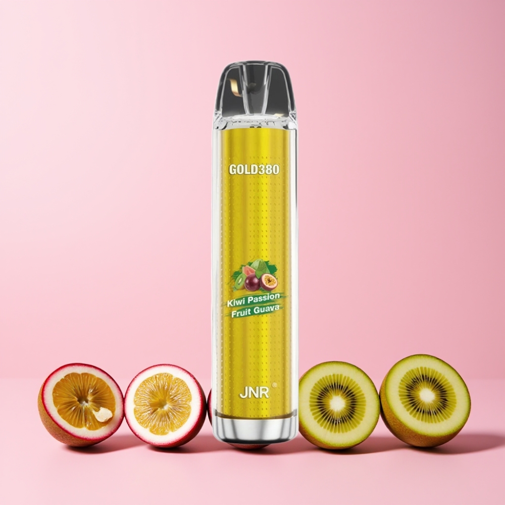 JNR Glod380 6000 Puffs 1500mAh 1.0ohm Mesh 13ml Sverige Grossist Kiwi Passionfrukt Guava