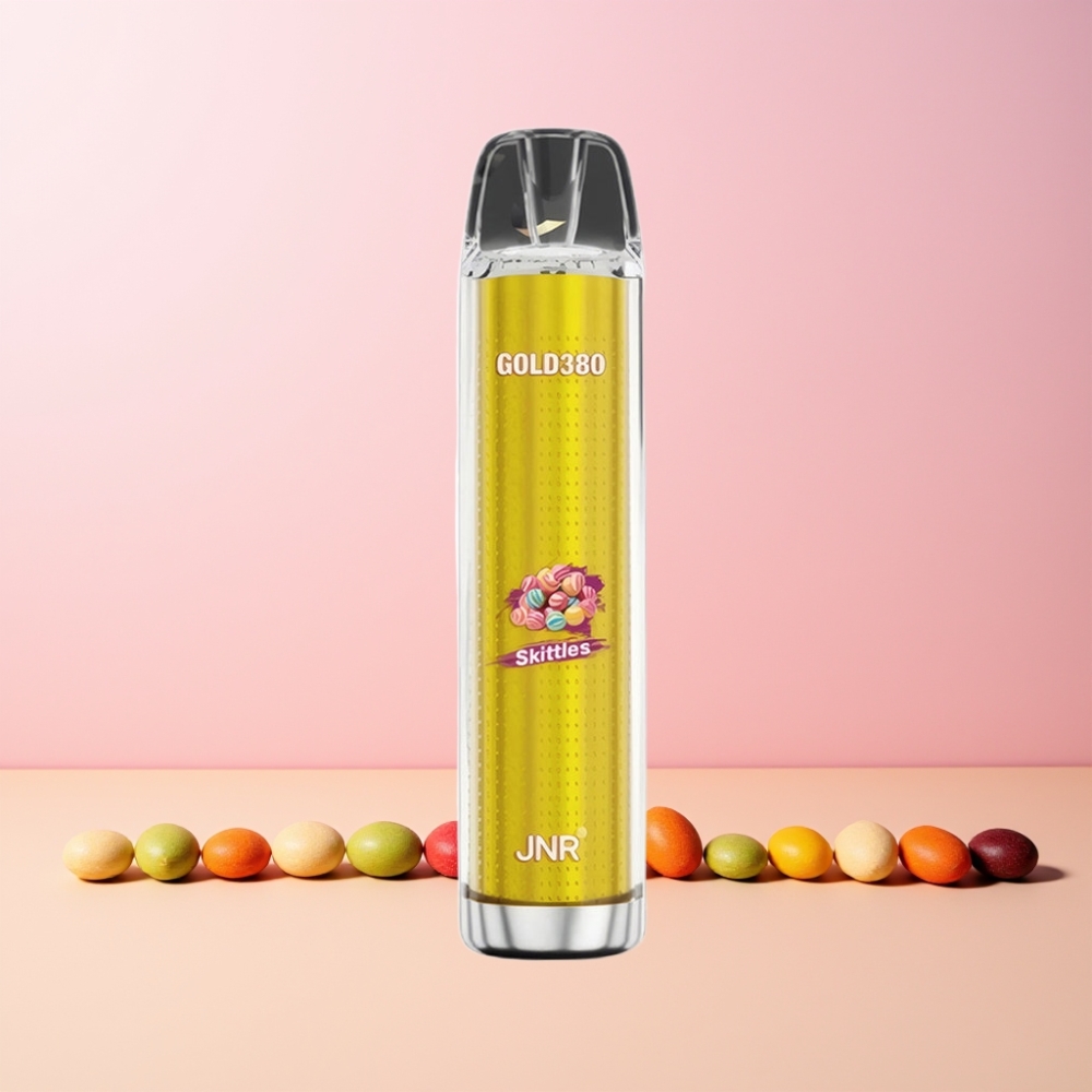 JNR Glod380 6000 Puffs 1500mAh 1.0ohm Mesh 13ml Sverige Grossist Regnbåge