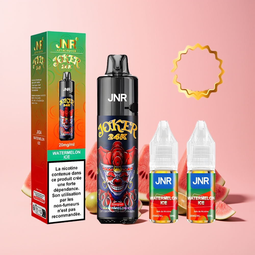 JNR Joker 24000 Puffs Refillable Pod 800mAh Watermelon Is Sverige Grossist