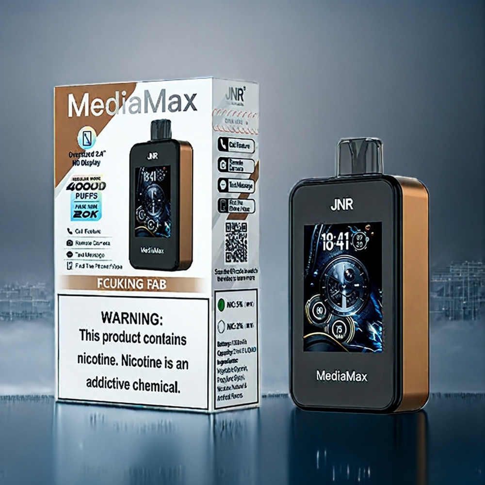 Fcuking Fab JNR MediaMax 40000 Puffar 21mL 1000mAh Type-C Sverige Grossist