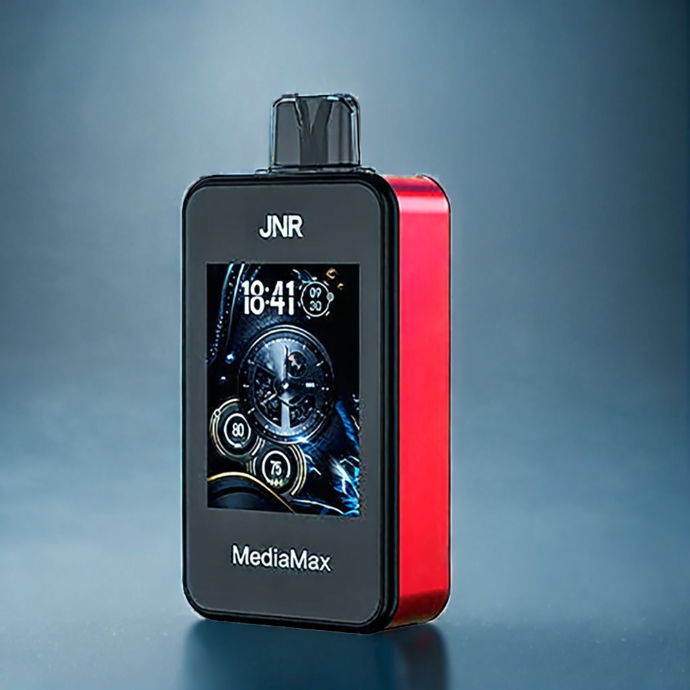 Vattenmelon Is JNR MediaMax 40000 Puffar 1000mAh 21mL 5% Dual Mesh Coil Type-C 2.4'' HD Display Sverige Grossist