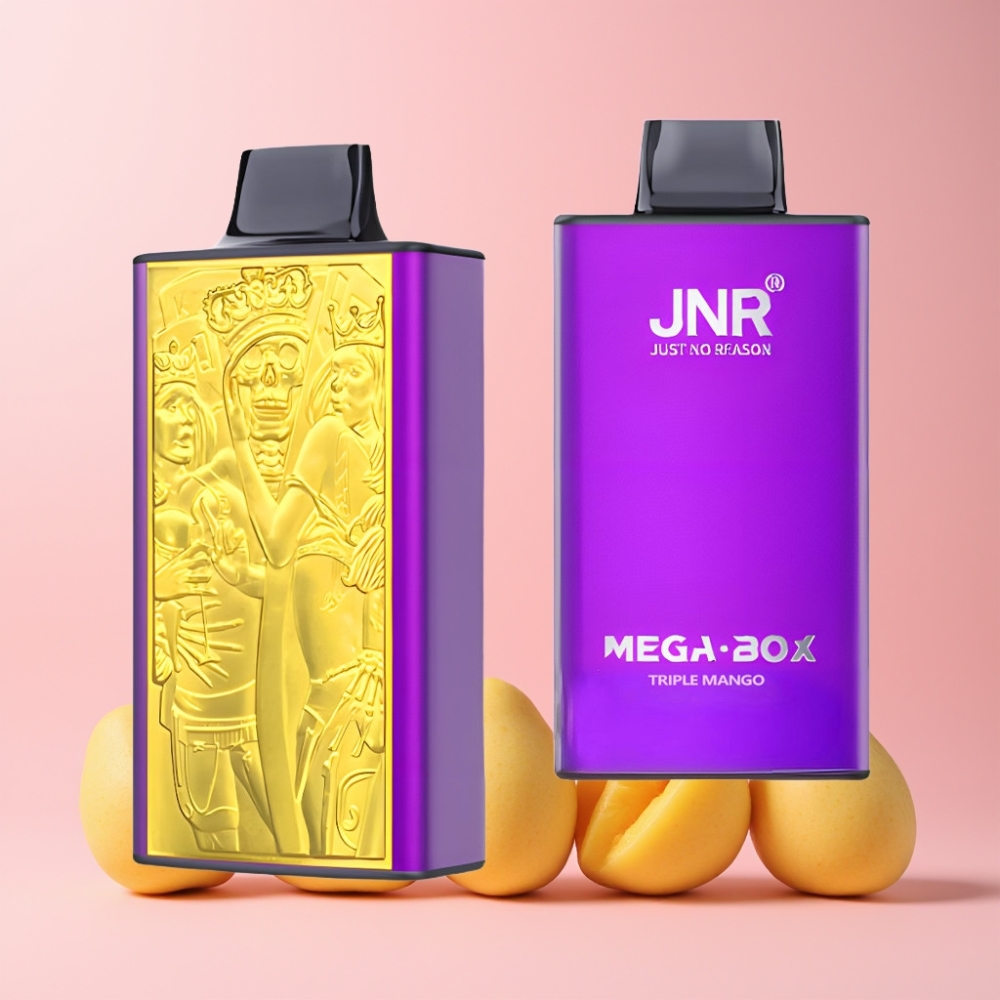 JNR Mega Box 25000 Puff Disposable Sverige Grossist 30ml 850mAh Typ-C Laddning Trippel Mango