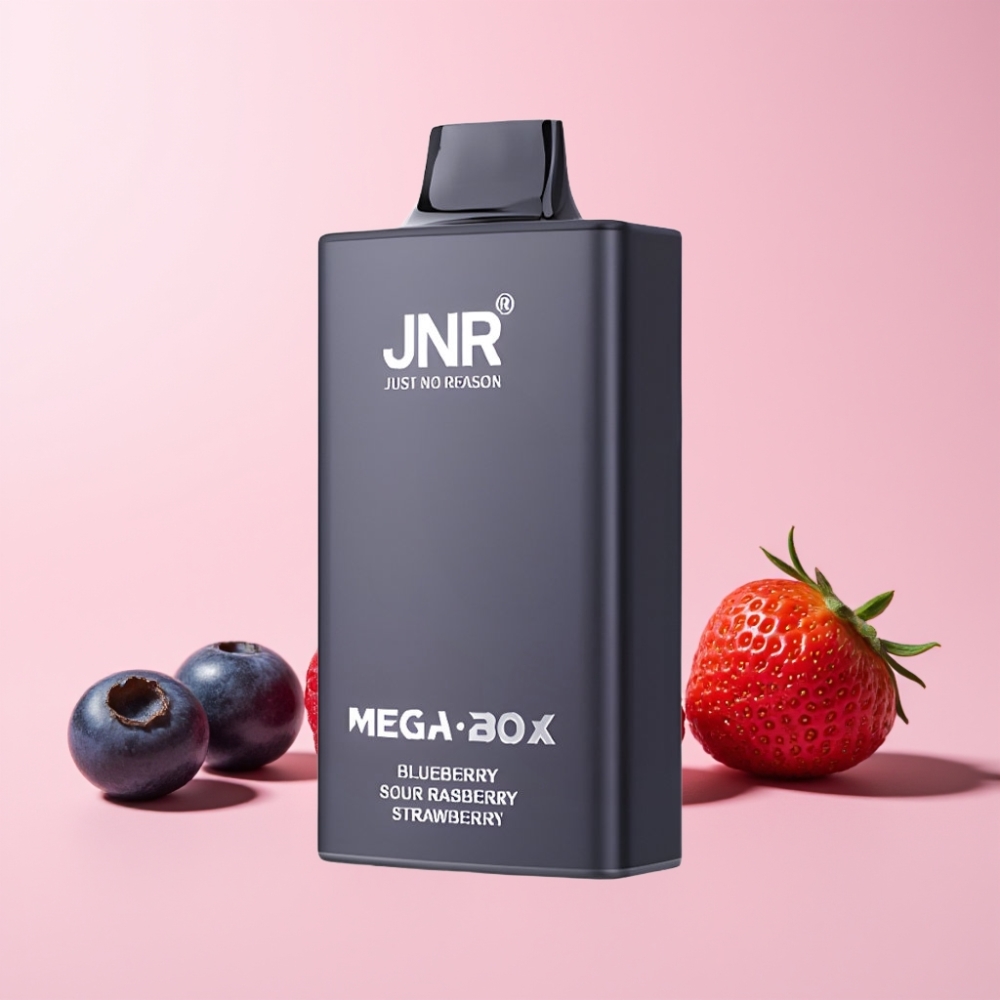 JNR Mega Box 25000 Puff Disposable Vape Sverige Grossist 30ml E-liquid 850mAh Blåbär Sur Hallon Jordgubb