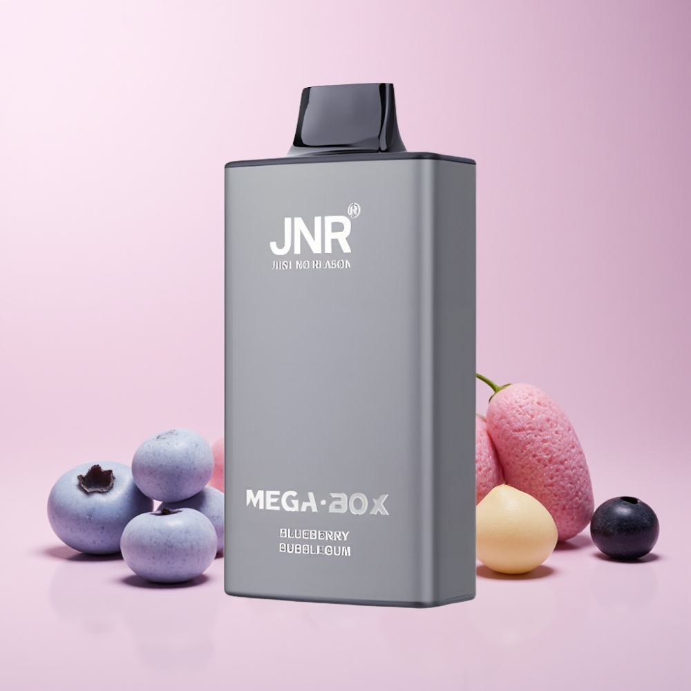 JNR Mega Box 25000 Puff Dual Mesh Coil Sverige Grossist Blåbärs Tuggummi