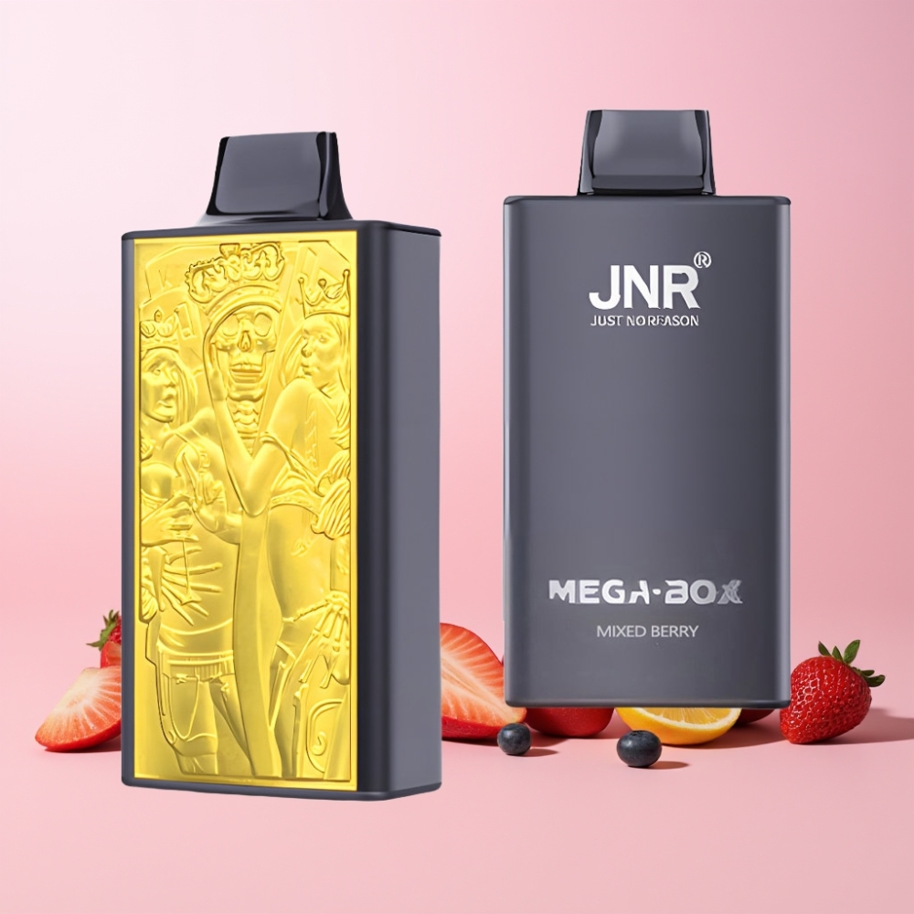 JNR Mega Box 25000 Puffar Disposable Vape Dual Mesh Coil Type-C Laddning 30ml E-vätska 850mAh Batteri Sverige Grossist Blandade Bär
