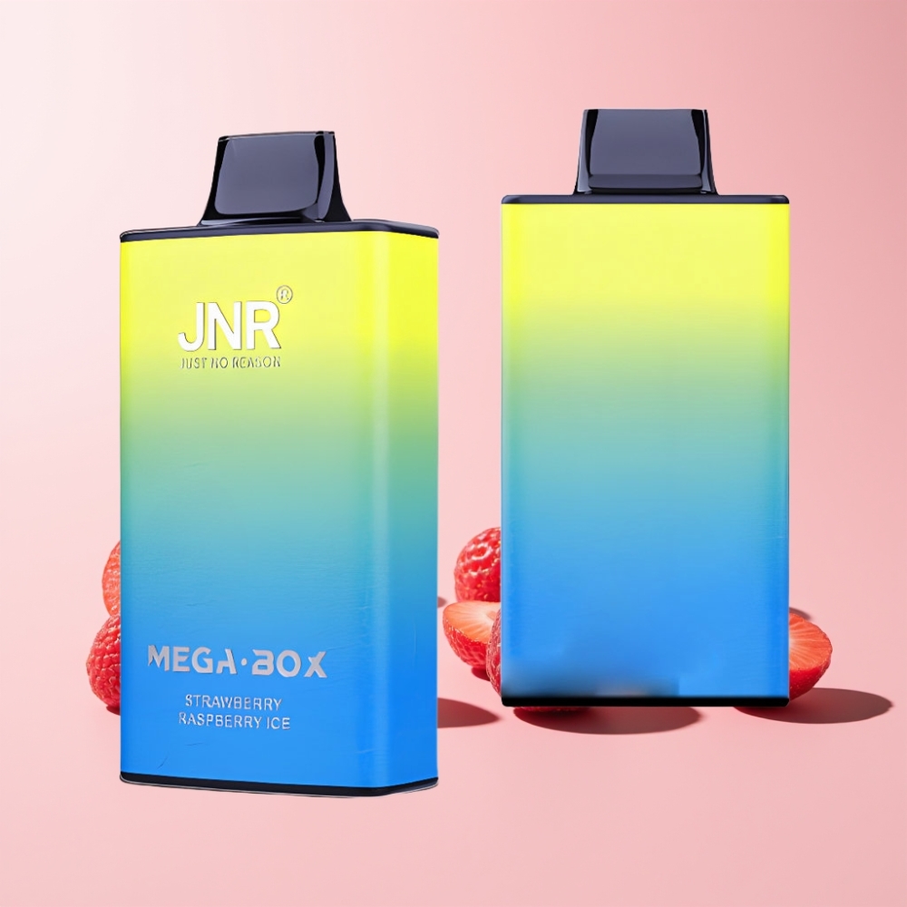 JNR Mega Box 25000 Puffar Dual Mesh Coil Type-C Laddning Sverige Grossist Jordgubb Hallon Is