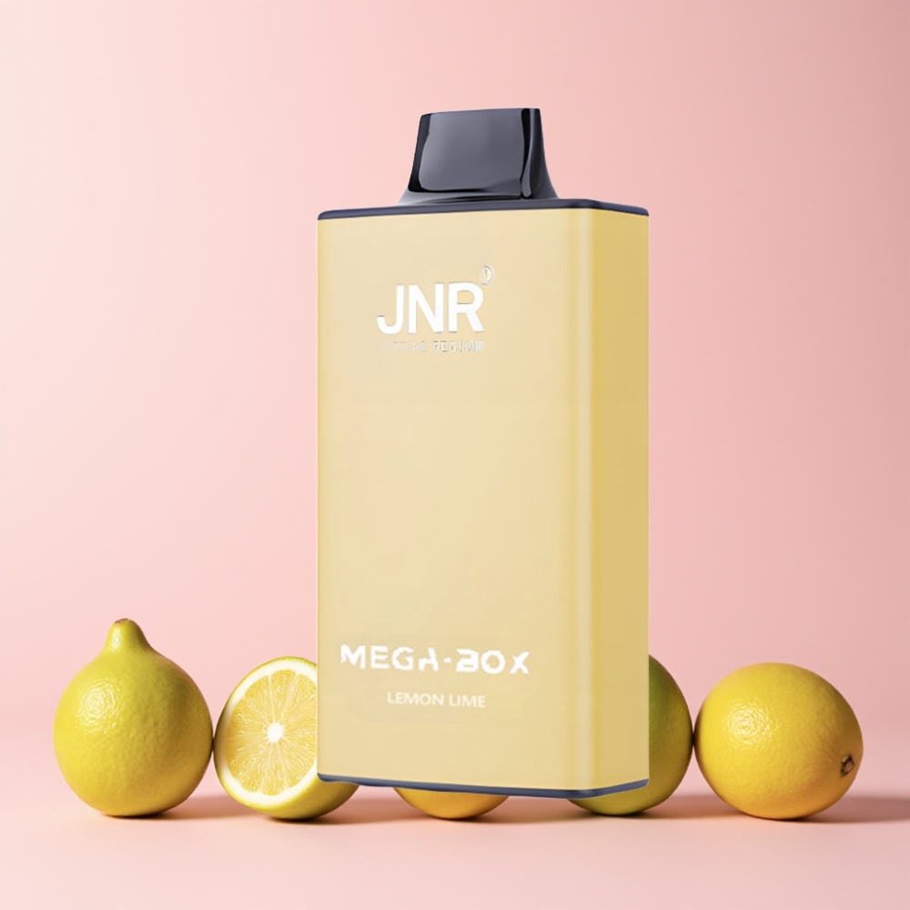 JNR Mega Box 25000 Puffs Dual Mesh Coil & Dual Core Type-C Quick Charge Sverige Grossist Citron & Lime