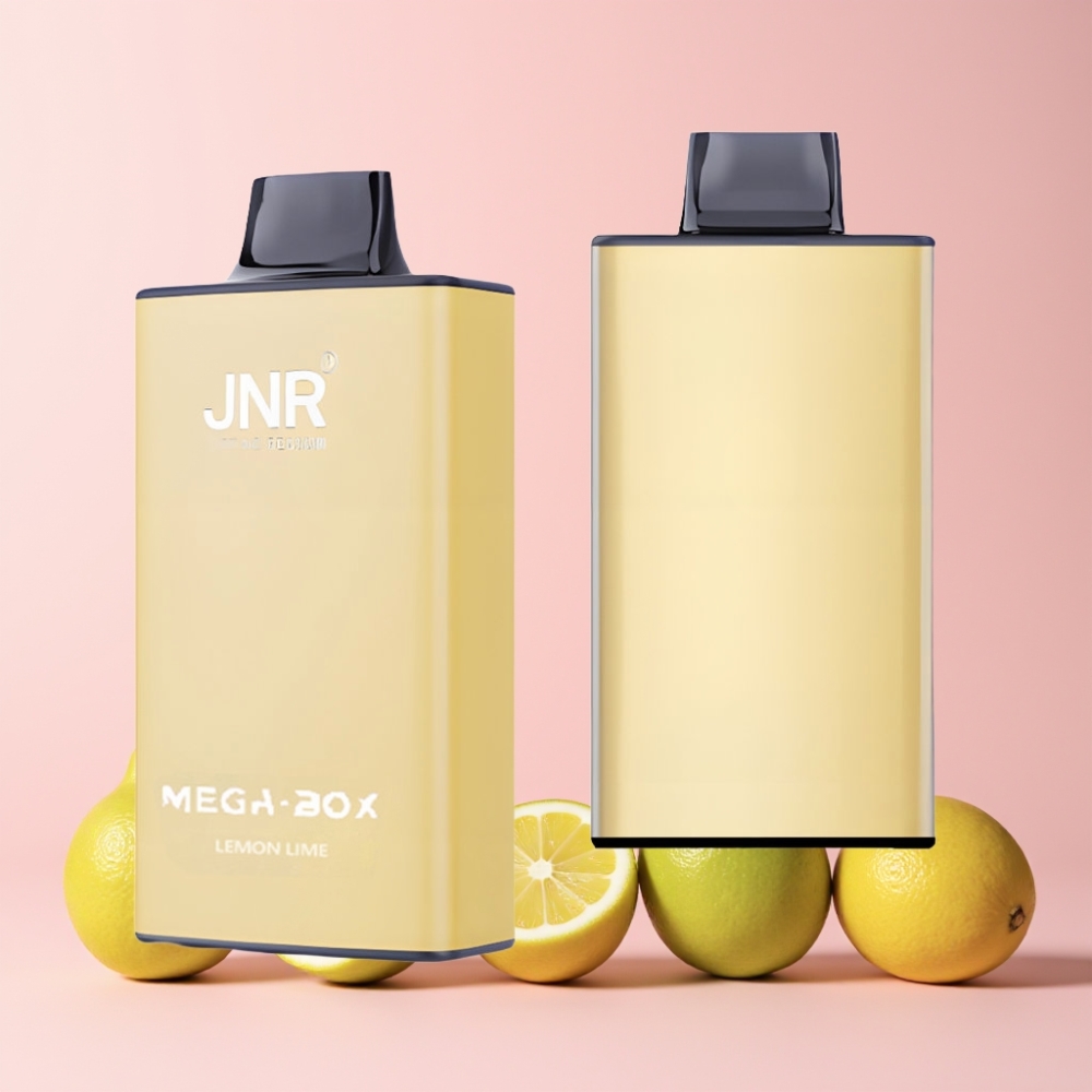 JNR Mega Box 25000 Puffs Dual Mesh Coil & Dual Core Type-C Quick Charge Sverige Grossist Citron & Lime
