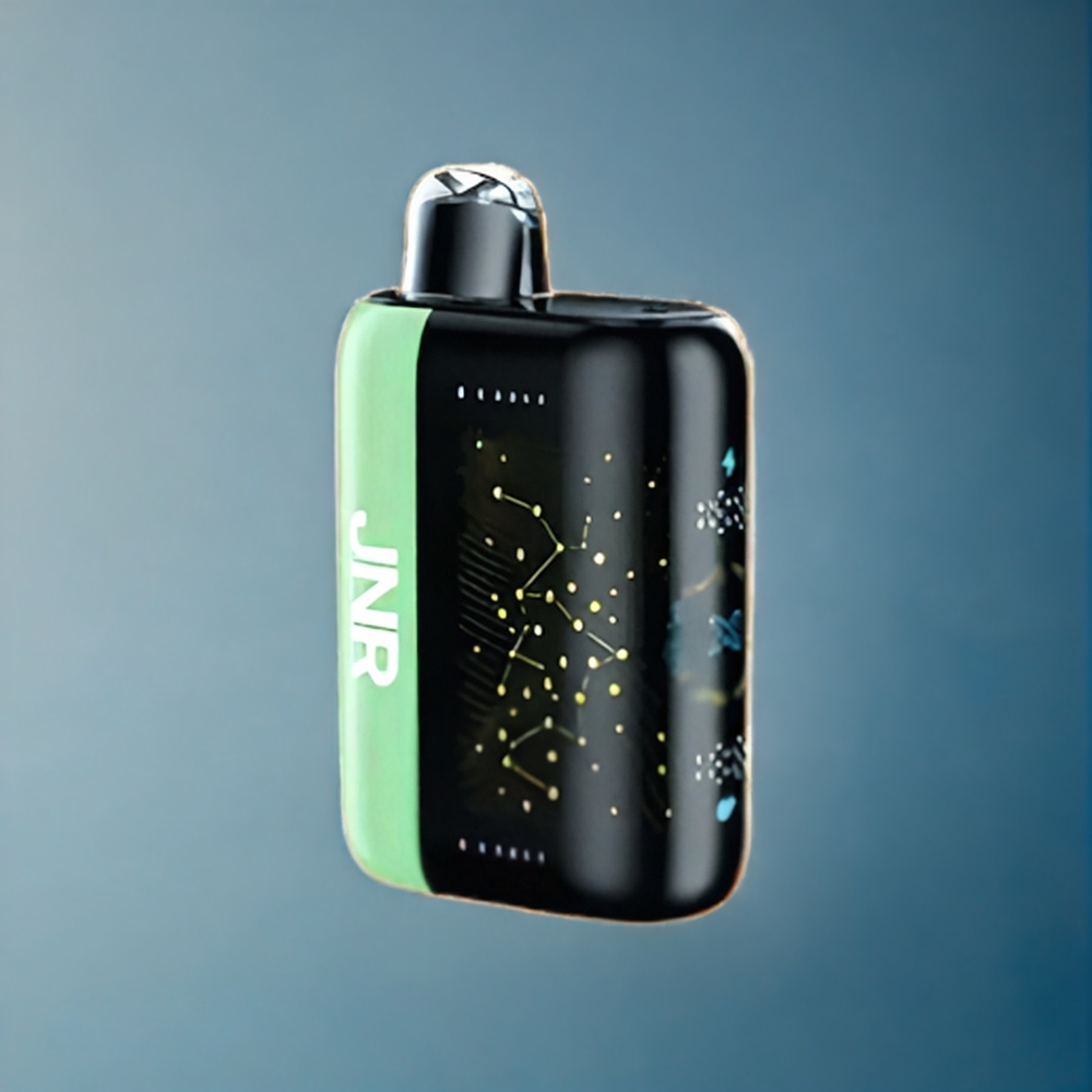 Fryst Äpple JNR Plus-X 26000 Puffar Sverige Grossist 850mAh 28ml 2% Dual Mesh Coil Type-C 3D Curved Screen
