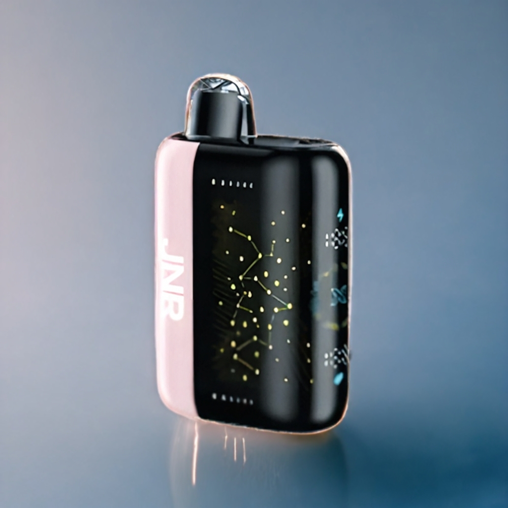 Jordgubbe Is JNR Plus-X 26000 Puffar 850mAh 28ml 2% Dual Mesh Coil Type-C 3D Skärm Sverige Grossist