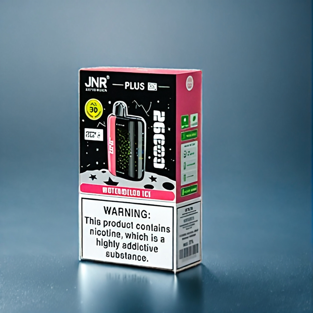 Vattenmelon Is JNR Plus-X 26000 Puffar 850mAh 28ml 2% Dual Mesh Coil Type-C 3D Curved Screen Sverige Grossist