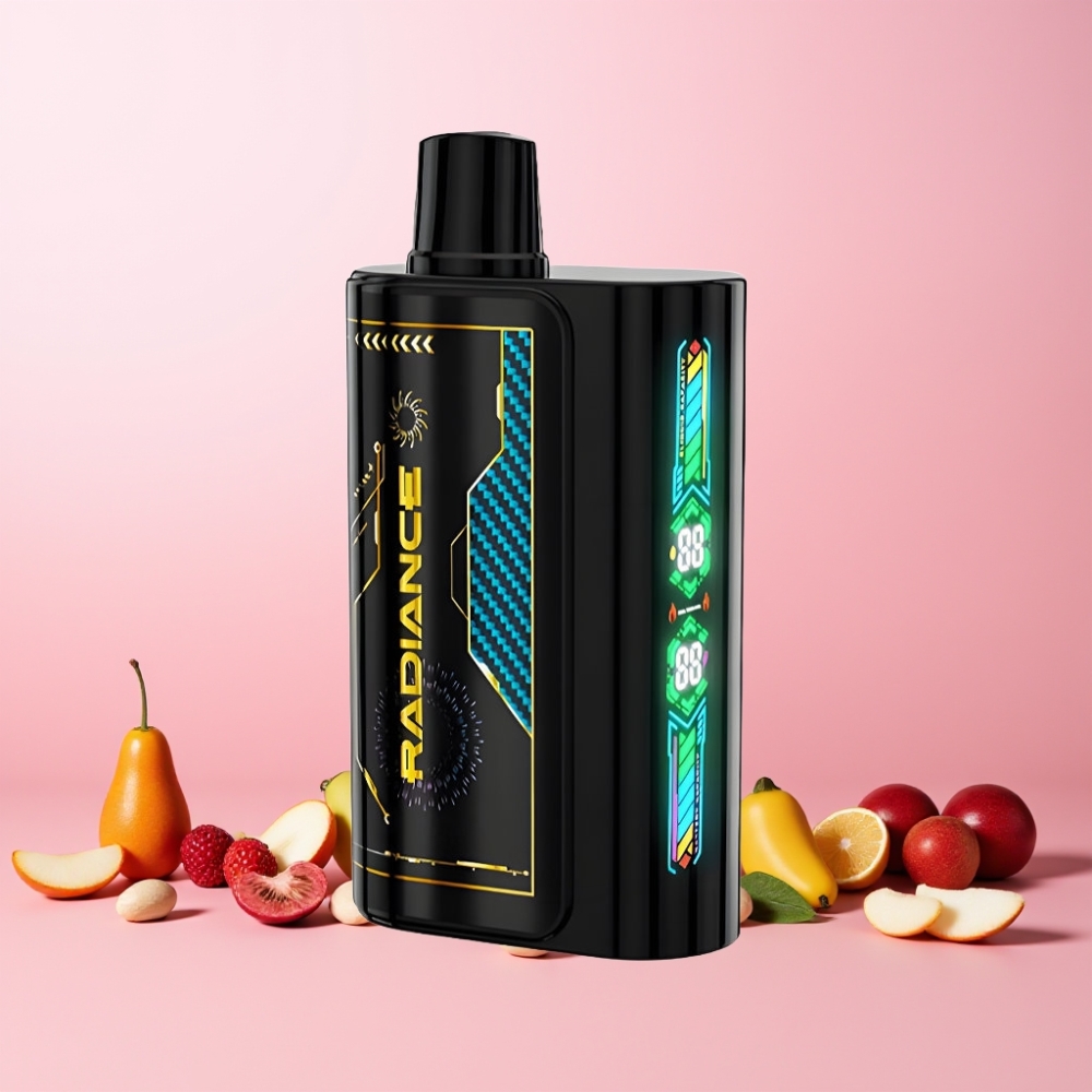JNR Radiance 31000 Puffar Smart Animation Skärm Dual Mesh Coil 950 mAh Sverige Grossist Blandade Bär