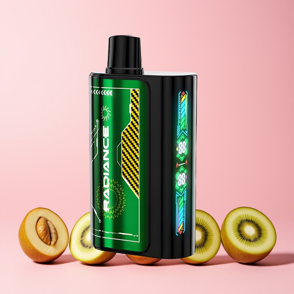 JNR Radiance 31000 Puffar Smart Animation Skärm Dual Mesh Coil Sverige Grossist Passionfrukt Kiwi