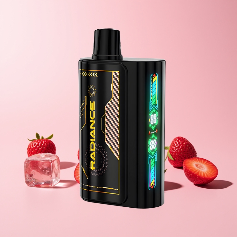 JNR Radiance 31000 Puffar Smart Skärm Dual Mesh 950 mAh Sverige Grossist Jordgubb Hallon Körsbär Is