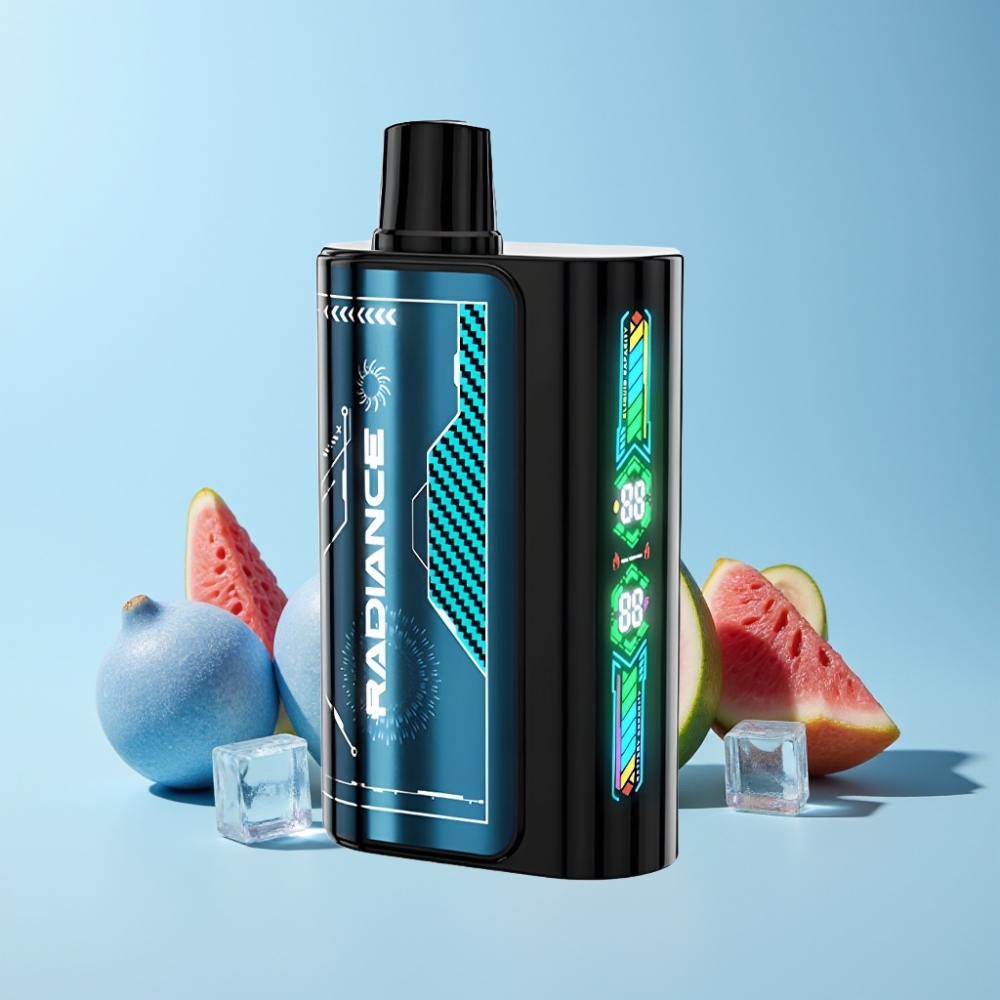 JNR Radiance 31000 Puffar Smart Skärm Dual Mesh Coil 950 mAh Sverige Grossist Blå Hallon Is