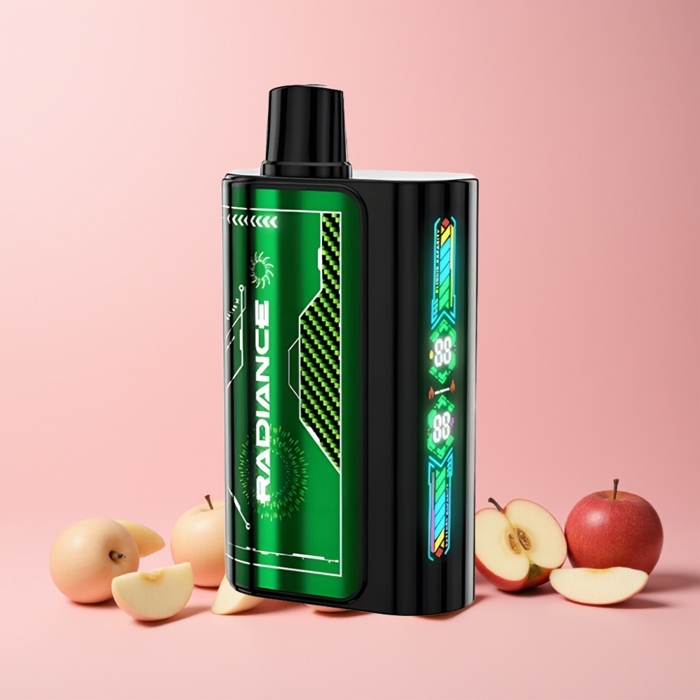 JNR Radiance 31000 Puffar Smart Skärm Dual Mesh Coil 950 mAh Sverige Grossist Dubbel Äpple