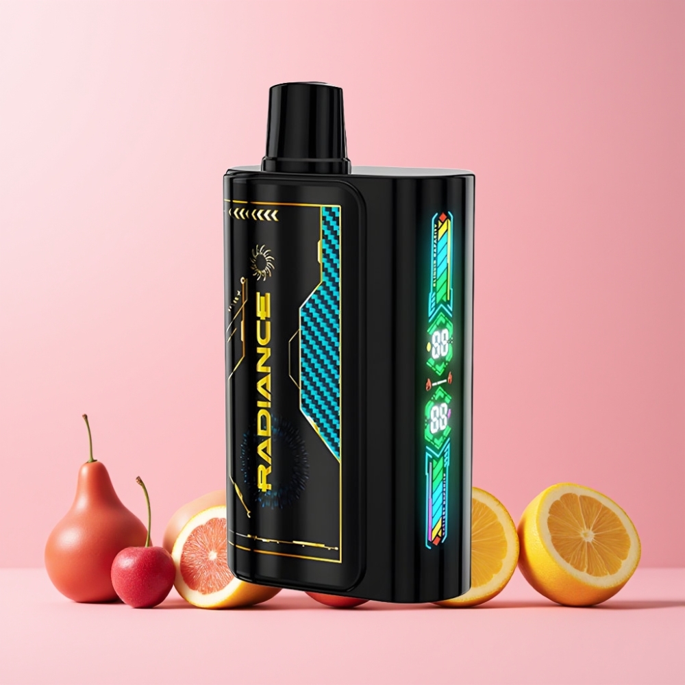 JNR Radiance 31000 Puffs Smart Animation Skärm Dual Mesh Coil Sverige Grossist Fizzy Körsbär Cola