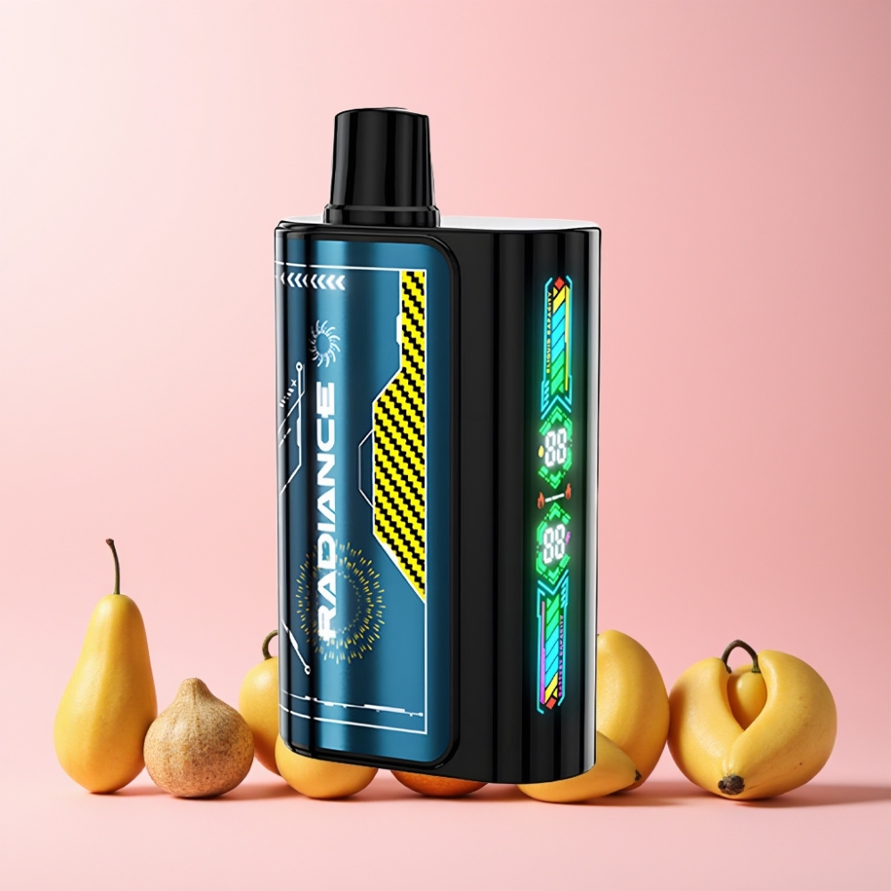 JNR Radiance 31000 Puffs Smart Skärm Dual Mesh Coil Type-C Laddning 2% Nikotin Sverige Grossist Hawaii