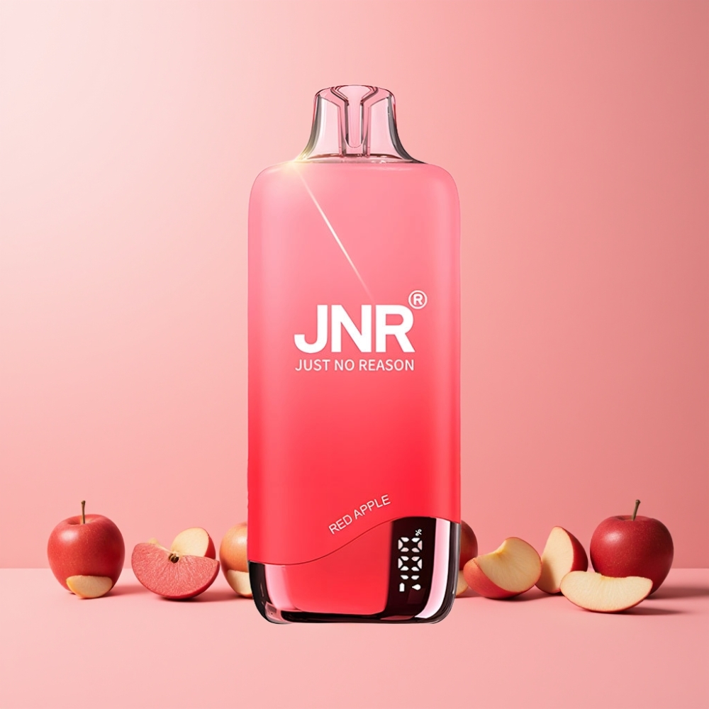 JNR Rainbow 10500 Puffar 600mAh 18ml Sverige Grossist Rött Äpple