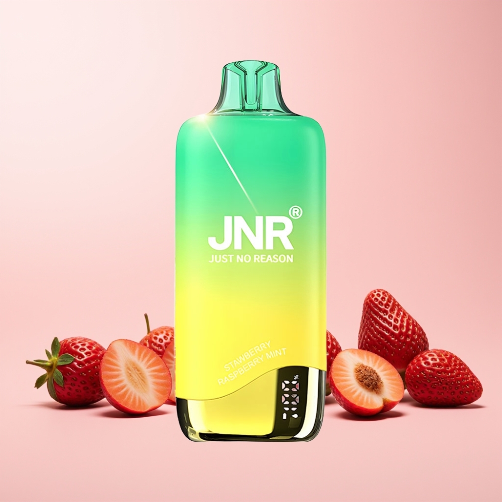 JNR Rainbow 10500 Puffar Disposable Vape 600mAh 18ml Jordgubb Persika Mynta Sverige Grossist