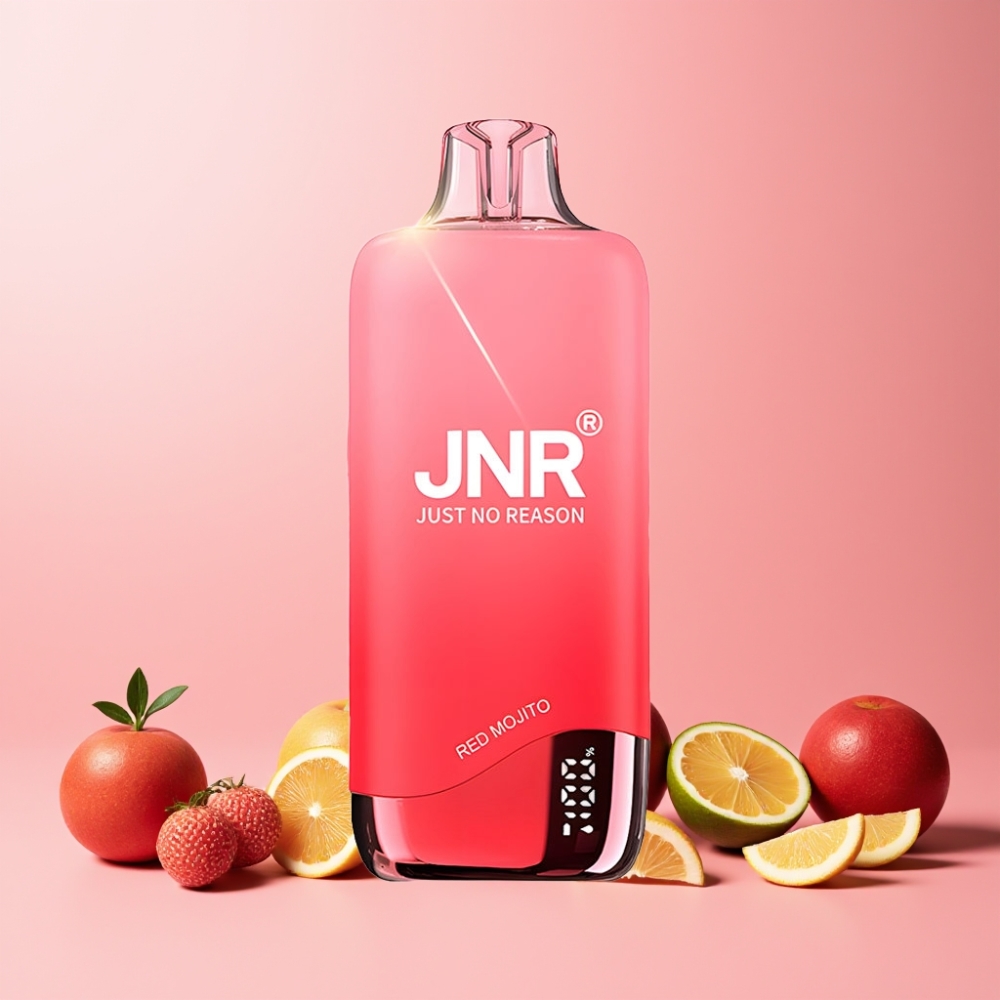 JNR Rainbow 10500 Puffs 600mAh 18ml Sverige Grossist Röd Mojito