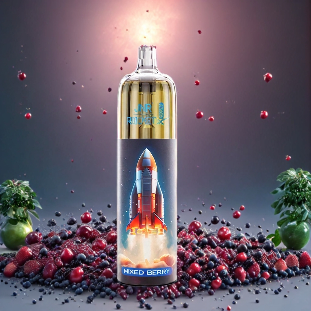 JNR Rocket X 12400 Puffar Laddningsbar Typ-C Luftflödeskontroll RGB-ljus Blandade Bär Sverige Grossist