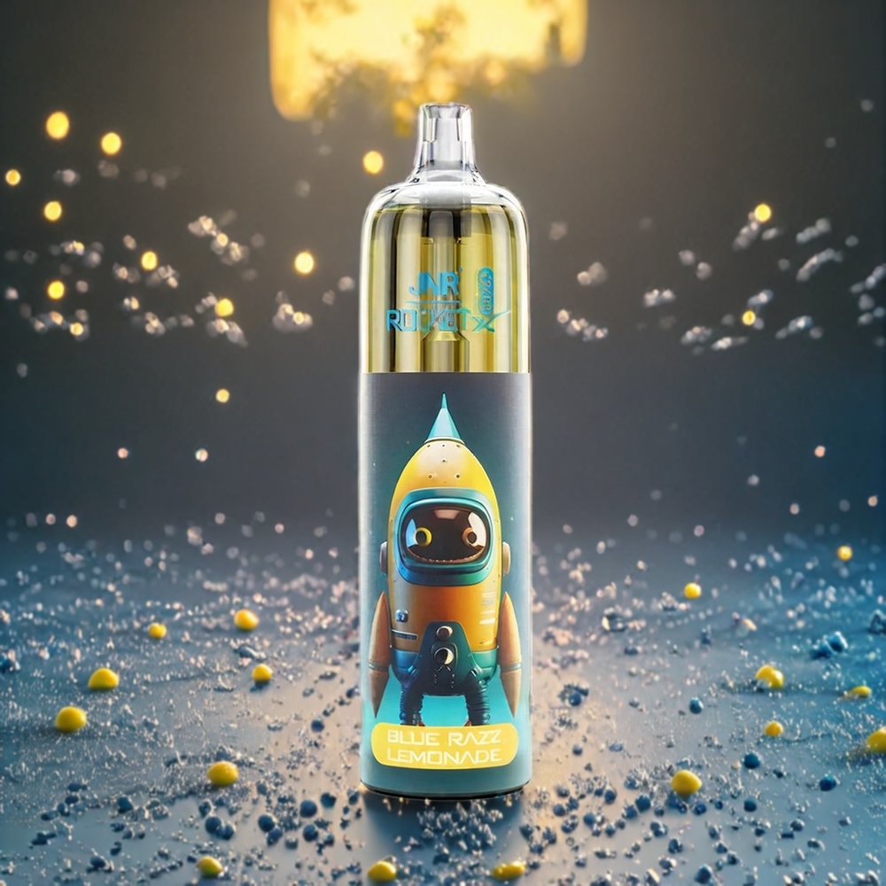 JNR Rocket X 12400 Puffs Laddningsbar Typ-C Luftflödeskontroll Sverige Grossist Blå Hallon Lemonad