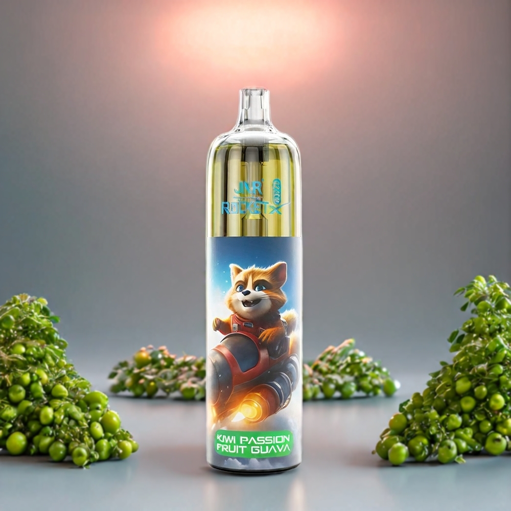 JNR Rocket X 12400 Puffs RGB Laddningsbar Typ-C Luftflödeskontroll Sverige Grossist Kiwi Passionsfrukt Guava