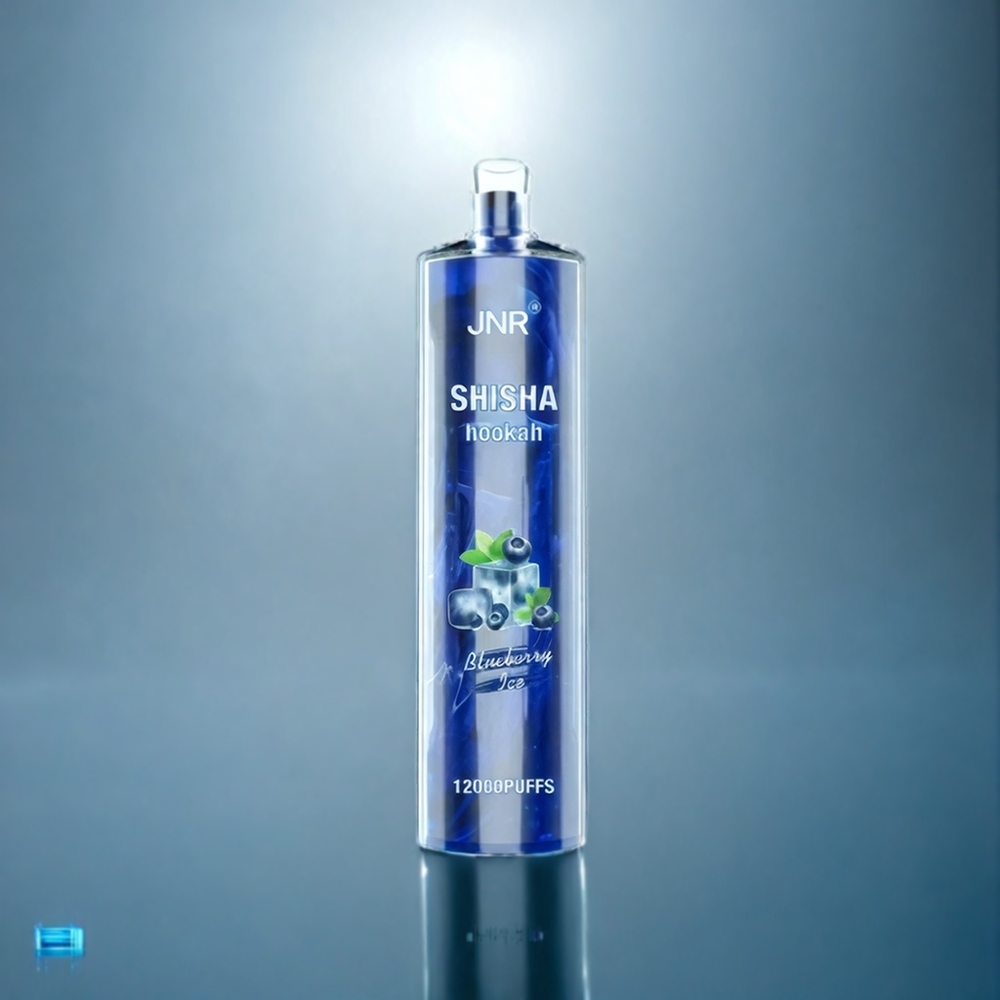 Blåbär Is JNR Shisha Hookah 12000 Puffar 750mAh 24ml 0.6 Ohm Mesh Sverige Grossist