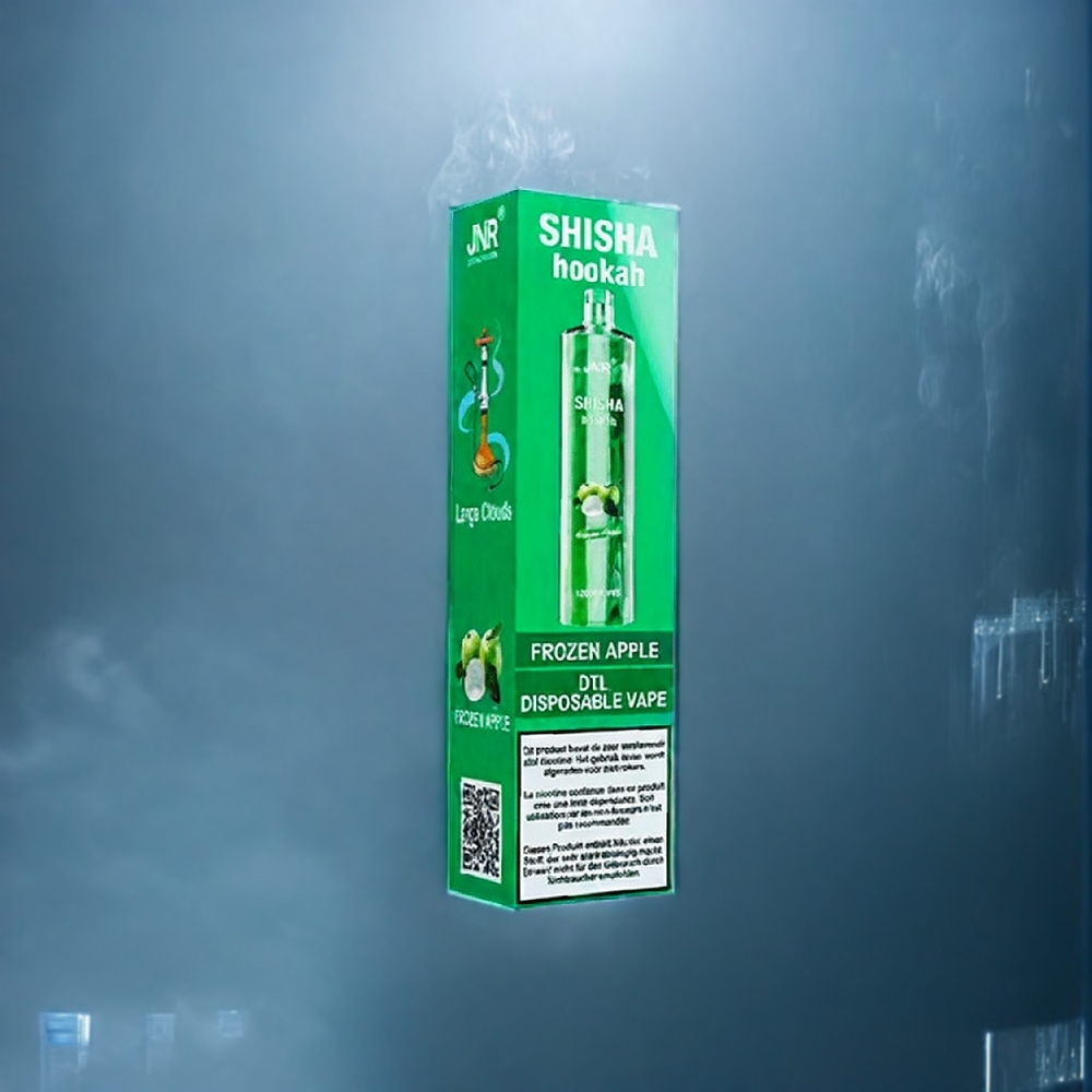 Fryst Äpple JNR Shisha 12000 Puffar 750mAh 24ml Sverige Grossist