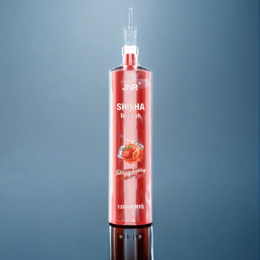Jordgubbe Is JNR Shisha Hookah 12000 Puffar 750mAh Typ-C Sverige Grossist
