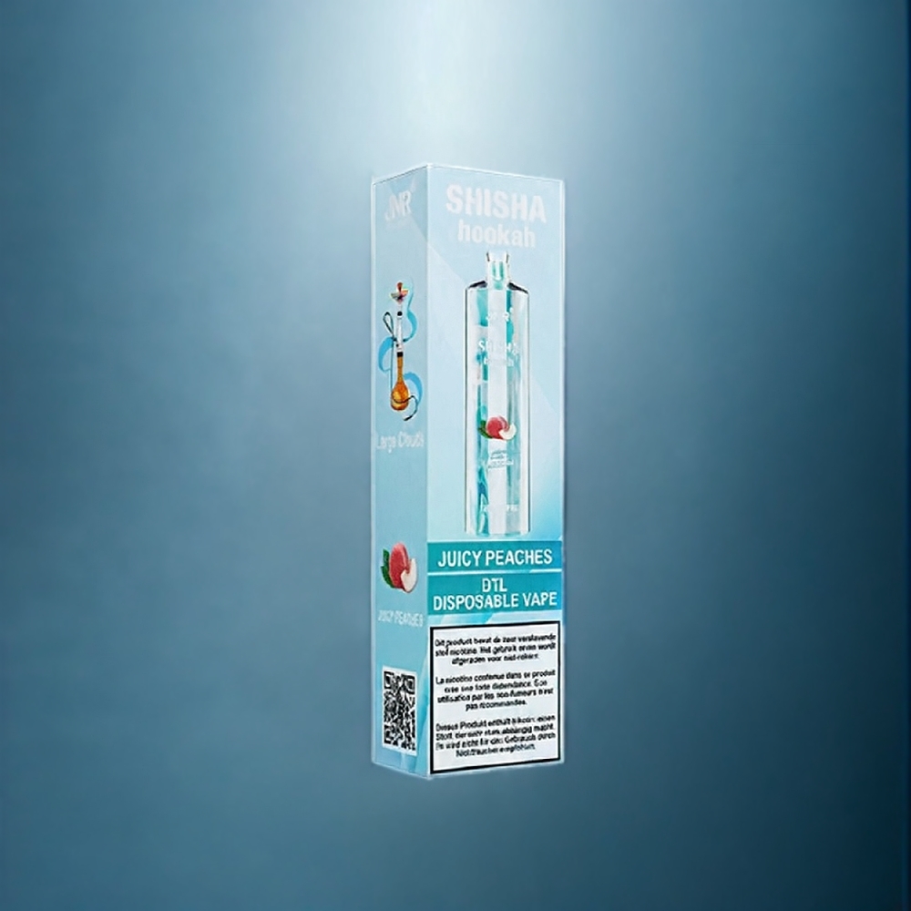Juicy Peaches (Saftiga Persiker) Jnr Shisha Hookah 12000 Puffar 750mAh 24ml Sverige Grossist