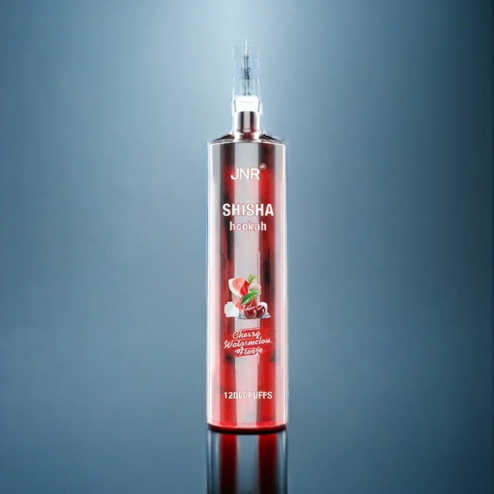 Körsbär Vattenmelon Frysa JNR Shisha Hookah 12000 Puffar 750mAh 24ml 0.6 Ohm Mesh Sverige Grossist