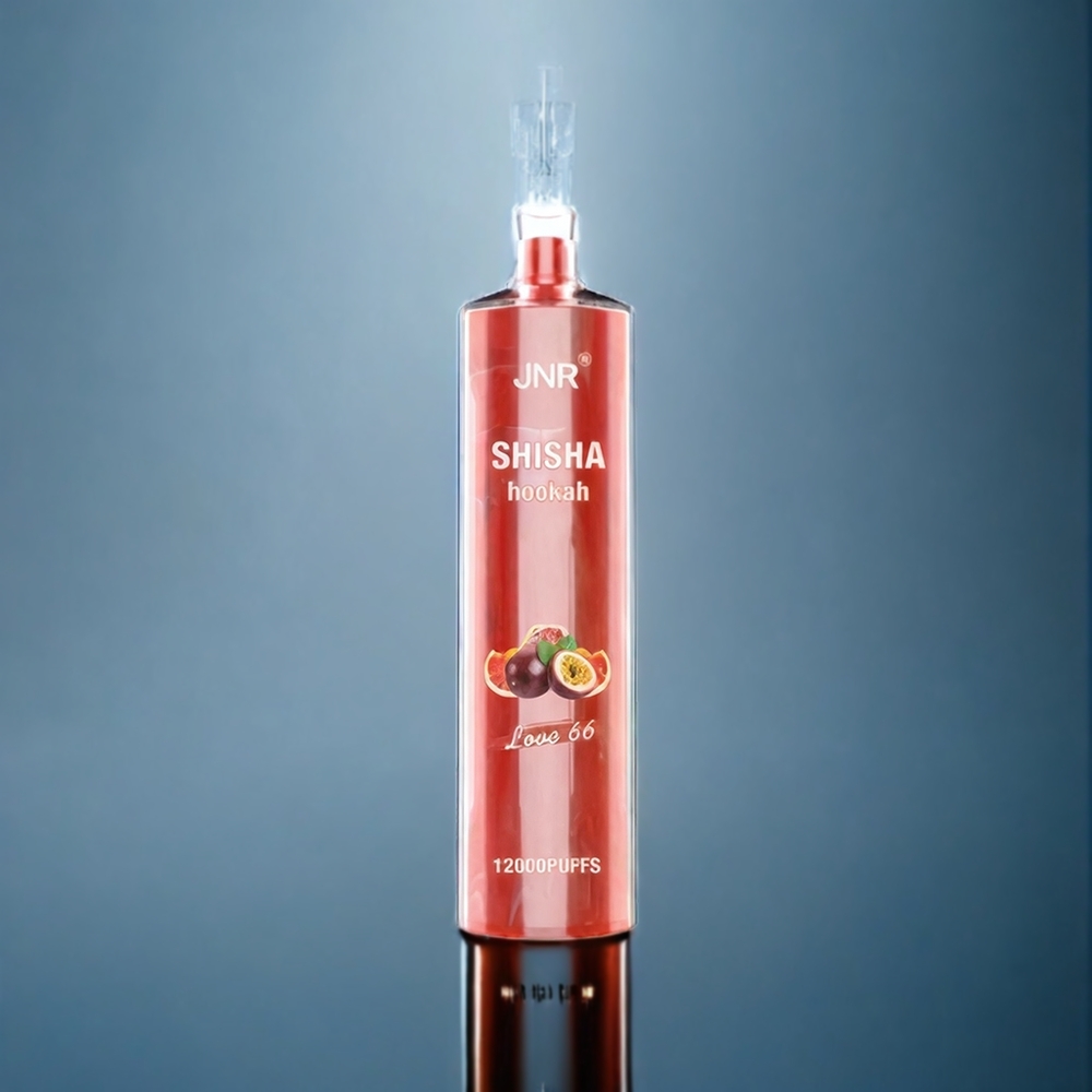 Love 66 JNR Shisha Hookah 12000 Puffar 750mAh 24ml Sverige Grossist 0%, 2% Nikotin 0.6 Ohm Mesh Coil Type-C Laddning