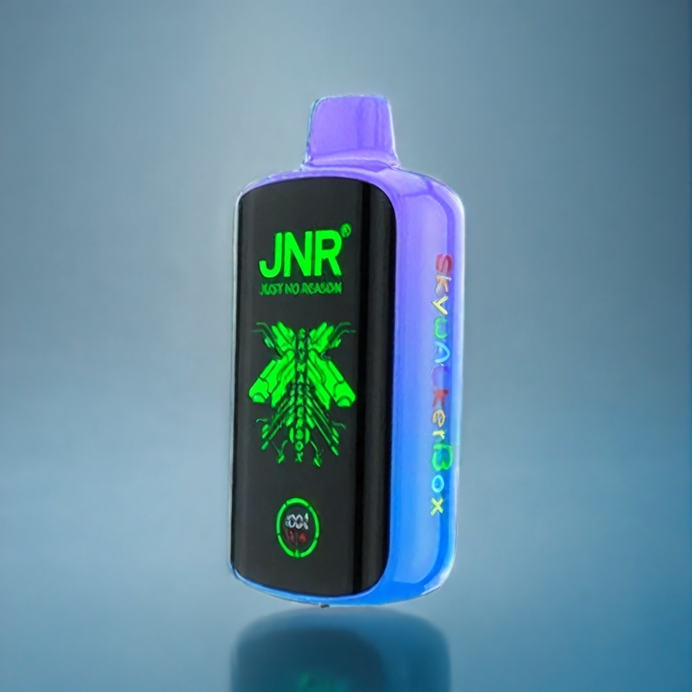 Blå Hallon Is Skywalker JNR Box 21000 Puffar 850mAh 25ml Dual Mesh Coil Type-C Full-Screen Sverige Grossist