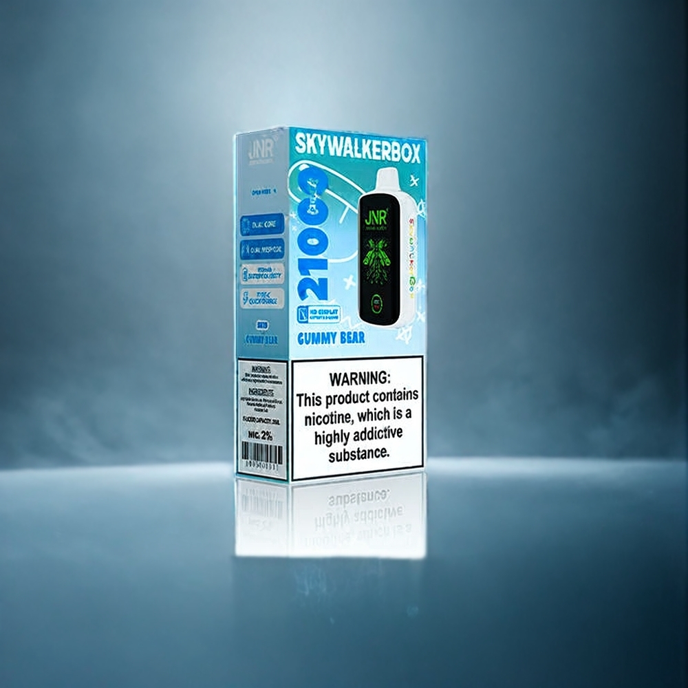 Godisbjörn Skywalker Jnr Box 21000 Puffar Dual Mesh Coil 850mAh Type-C Sverige Grossist