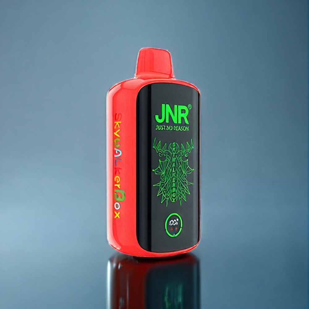 Jordgubb Vattenmelon JNR Skywalker Box 21000 Puffar Dual Mesh Coil 850mAh 25ml Type-C Full-Screen Display Sverige Grossist