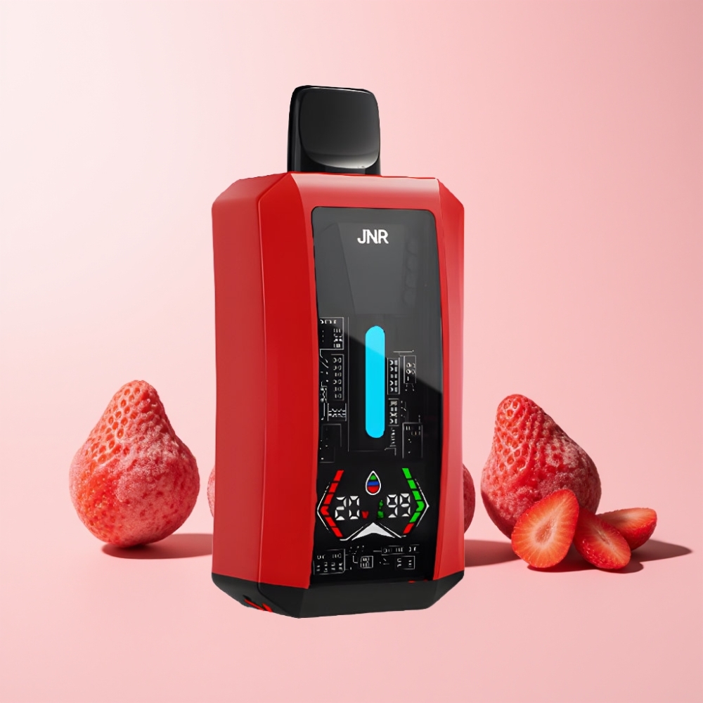 JNR Tank Pro 33000 Puff Digital Display Dual Mesh Coil Sverige Grossist Jordgubb Is