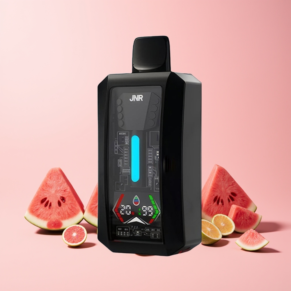 JNR Tank Pro 33000 Puffs Digital Display Dual Mesh Coil Sverige Grossist Vattenmelon Is
