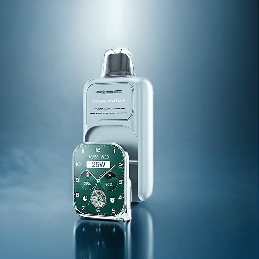 Jordgubb Is JNR Vape Watch 30000 puffar 1000mAh Type-C Sverige Grossist