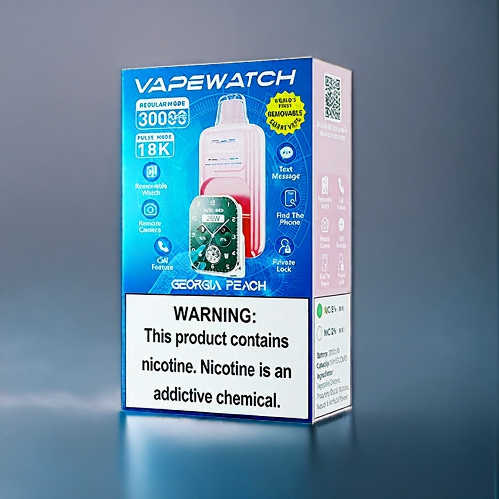 Persiksmak JNR Vape Watch 30000 Puffar 1000mAh Type-C Sverige Grossist